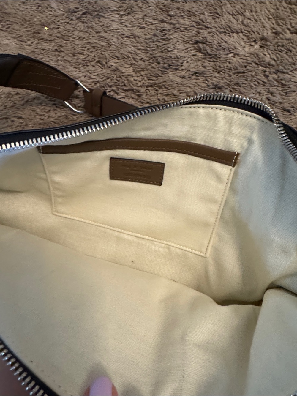 rag & bone Suede Crossbody Belt Bag in Brown - Picture 6 of 12